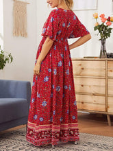 Load image into Gallery viewer, Maternity Sexy V-Neck Print Maxi Dress