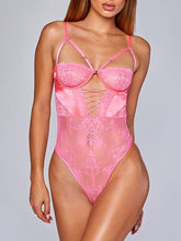 Load image into Gallery viewer, Tight Lace Sexy Two-Piece Suit Erotic Lingerie