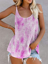 Load image into Gallery viewer, Tie-Dyed Knitted Hollow Women's Top