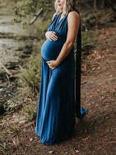 Load image into Gallery viewer, Sleeveless Loose Simple Photo Maternity Dress