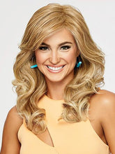 Load image into Gallery viewer, Blond Hair Fluffy Curls Hair Oblique Bangs Long Hair