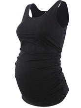 Load image into Gallery viewer, Maternity Fashion Striped Sleeveless Vest