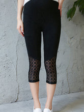 Load image into Gallery viewer, Lace Fight Bottom Support Maternity Leggings