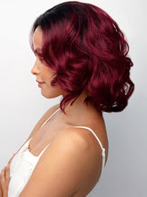 Load image into Gallery viewer, Red Hair Fluffy Staight Hair Oblique Bangs Short Hair