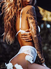 Load image into Gallery viewer, Tight Lace Sexy Two-Piece Suit Erotic Lingerie