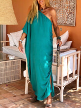 Load image into Gallery viewer, Women's Casual Loose Solid Color Irregular Dress