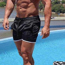 Load image into Gallery viewer, Men's Fashion Casual Sports Beach Quick-drying Solid Color Shorts