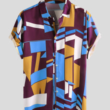 Load image into Gallery viewer, Printed Shirt Holiday Style Top