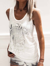 Load image into Gallery viewer, Women's Round Neck Casual Printed Comfortable Vest