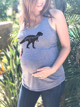 Load image into Gallery viewer, Letter Printed Round Neck Cotton Maternity Tops