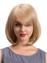 Load image into Gallery viewer, Wig Female Brown Short Blonde Straight Hair