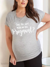 Load image into Gallery viewer, Simple Letter Cotton Maternity Tops