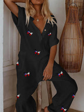 Load image into Gallery viewer, Women's Fashion Butterfly Print Casual Jumpsuit