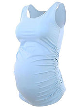 Load image into Gallery viewer, Maternity Casual Comfortable Solid Color Sleeveless T-shirt