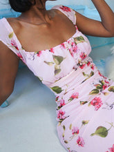 Load image into Gallery viewer, Women's Sexy Printed Sling Mini Dress