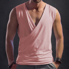 Load image into Gallery viewer, Fashionable Simple Large V-neck Sleeveless T-shirt Vest