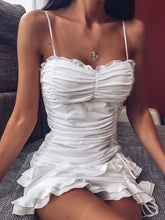 Load image into Gallery viewer, Women's Sexy Sleeveless Irregular Hem Mini Dress