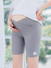 Load image into Gallery viewer, Anti-Glare Low Waist Thin Section Maternity Leggings