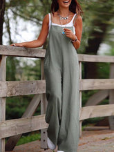 Load image into Gallery viewer, V-neck Sleeveless Casual Loose Suit