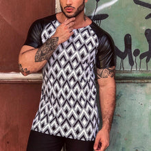 Load image into Gallery viewer, Men's Casual Fashion Printed Short-sleeved T-shirt