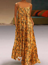 Load image into Gallery viewer, Plus Size Floral Crane Loose Women's Dress