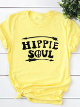 Load image into Gallery viewer, Letter Printed Casual T-shirt