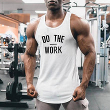 Load image into Gallery viewer, Men's Letter Printed Mesh Round Hem Sports Vest