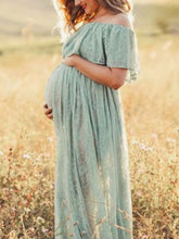 Load image into Gallery viewer, Net Yarn Is Thin And Sexy Maternity Dress
