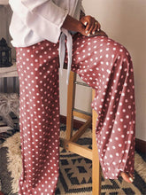 Load image into Gallery viewer, Wave Point Wide-Leg Microhorn Maternity Leggings