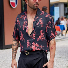 Load image into Gallery viewer, Daily Lapel Leisure Holiday Men's Tops