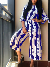 Load image into Gallery viewer, Women's Fashion Personality Printed Loose Jumpsuit