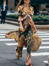 Load image into Gallery viewer, Long Print Holiday Women's Suits
