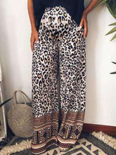 Load image into Gallery viewer, Leopard Print Long Casual Maternity Bottom