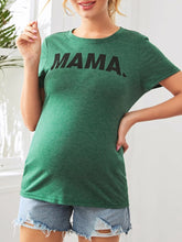Load image into Gallery viewer, Maternity Casual Comfortable Solid Color Letter Printed Short-sleeved T-shirt