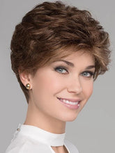 Load image into Gallery viewer, Brown Hair Fluffy Staight Hair Oblique Bangs Short Hair