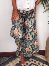 Load image into Gallery viewer, Printed Casual Wide Leg Maternity Bottom