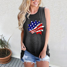 Load image into Gallery viewer, Sunflower Print Sleeveless Maternity Tops