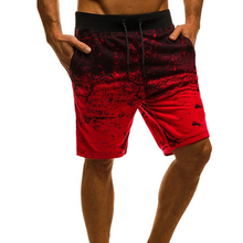 Load image into Gallery viewer, Men Drawstring Waist Ombre Shorts