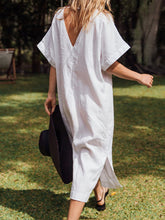 Load image into Gallery viewer, Women's Fashion Sexy V-Neck Split Dress
