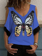 Load image into Gallery viewer, Short Sleeve Pocket Plus Large Solid Color Ladies Shirt