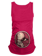 Load image into Gallery viewer, Maternity Casual Fun Baby Printed Sleeveless T-shirt