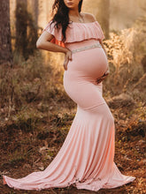 Load image into Gallery viewer, Simple Temperament Party Loose Maternity Dress
