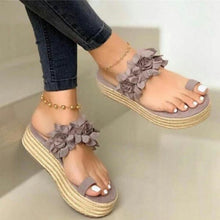 Load image into Gallery viewer, Hemp Rope Thick Bottom Slippers