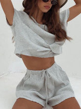 Load image into Gallery viewer, Loose Leisure Lace Up Home Women's Suit