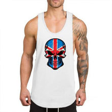 Load image into Gallery viewer, Skull Print Loose Round Neck Men's Tops