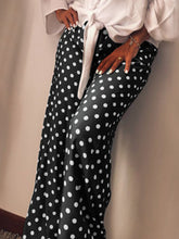 Load image into Gallery viewer, Wave Point Wide-Leg Microhorn Maternity Leggings