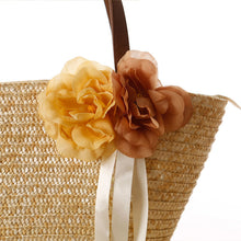 Load image into Gallery viewer, Idyllic Straw Woven Shoulder Beach Women's Bag