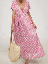 Load image into Gallery viewer, Women's Fashion V-Neck Floral Print Casual Dress