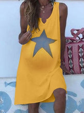 Load image into Gallery viewer, Maternity Star Print Casual Vest Dress