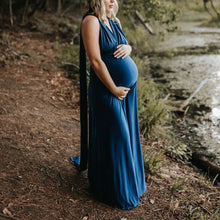 Load image into Gallery viewer, Sleeveless Loose Simple Photo Maternity Dress